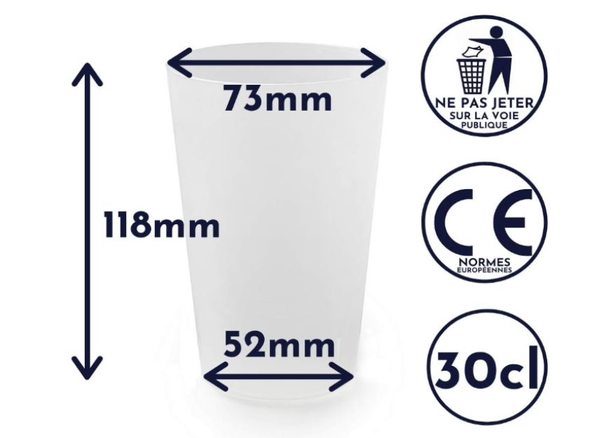 Gobelet manette jeux