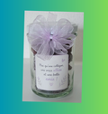 Bocal bonbon a la violette pour collègue