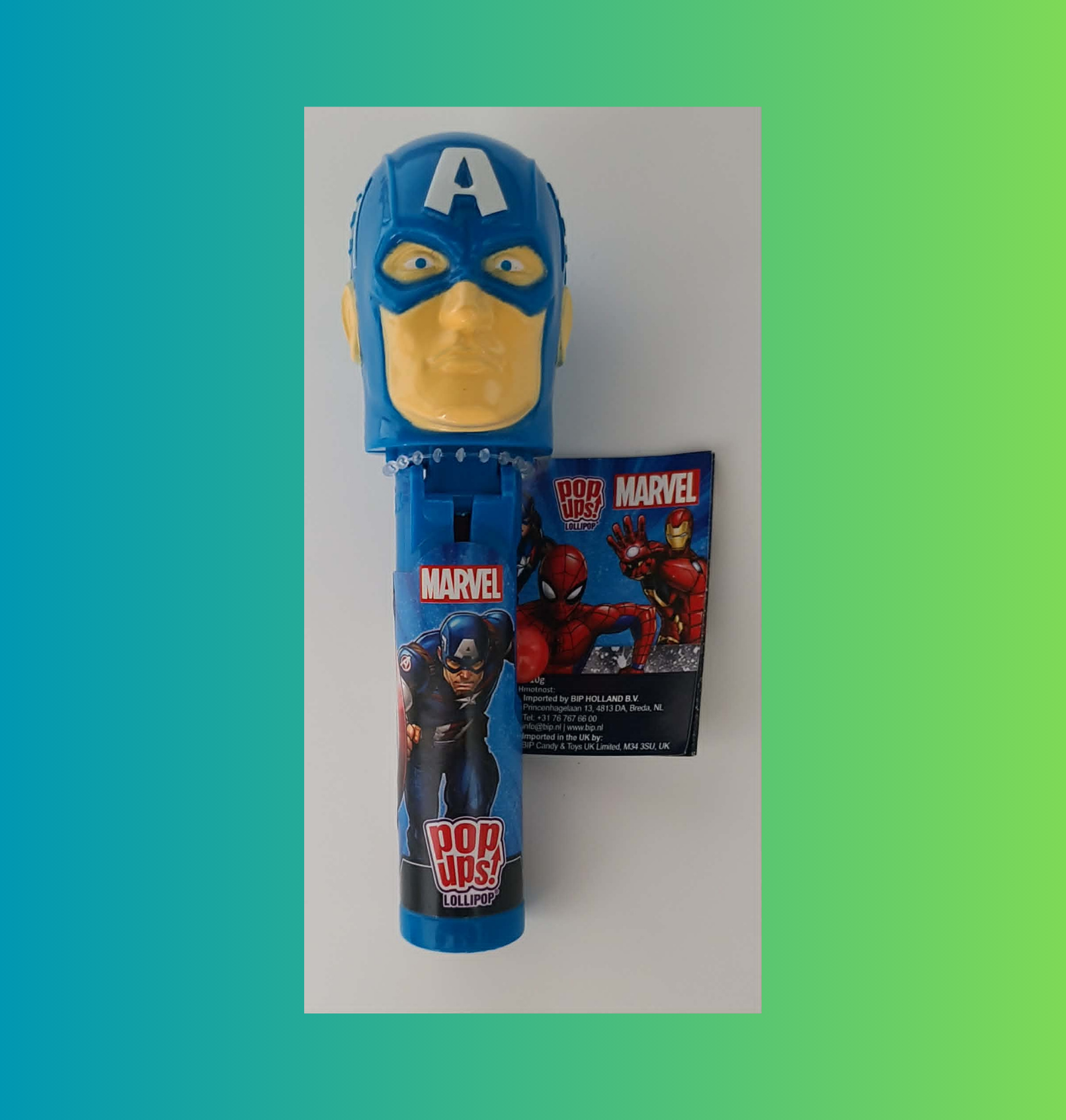 Sucette Pop Ups Captain américa