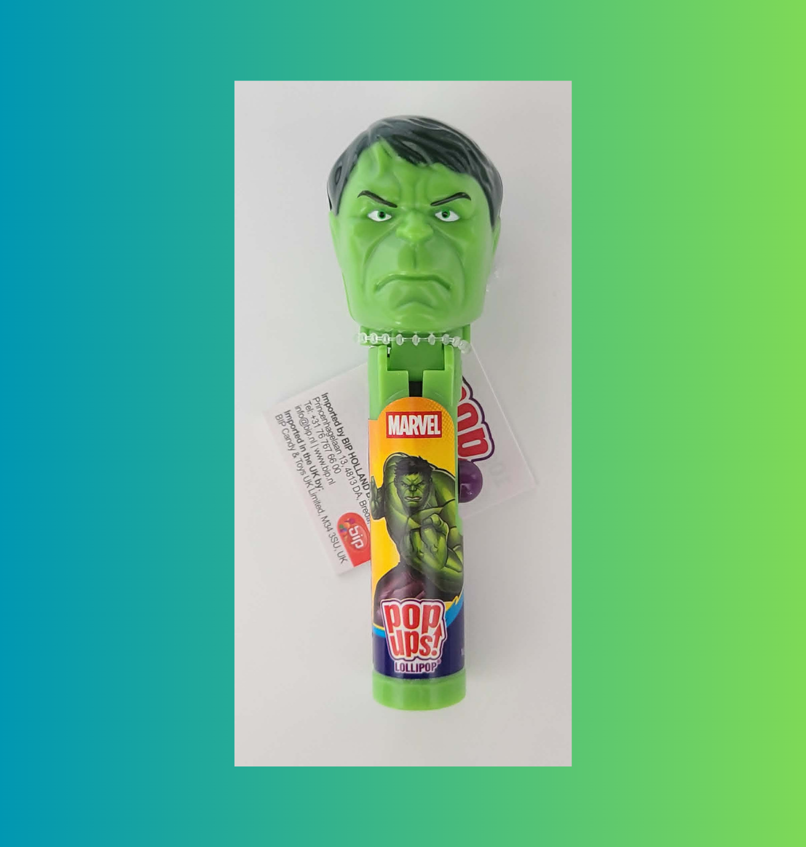 Sucette Pop ups Hulk