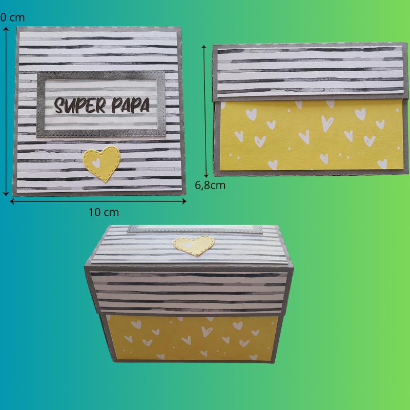 Boite cadeau  "Super papa"